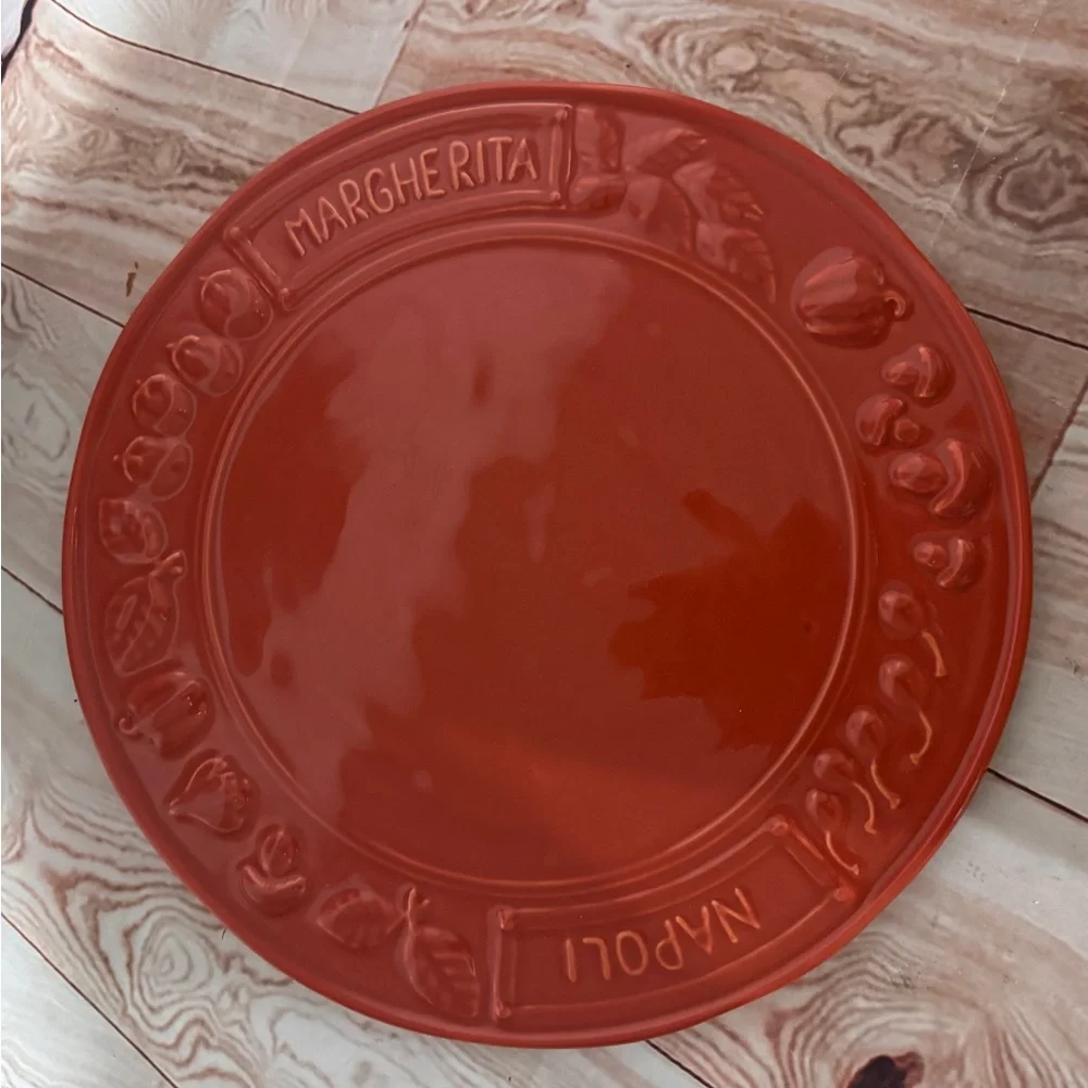 La Ceramica d’Italia Italian‎ Pizza Plate Margherita Napoli 12”